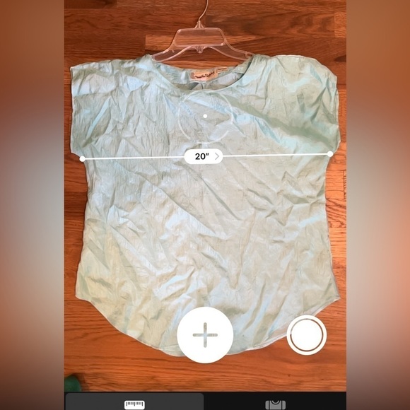 Vintage Diane Von Furstenberg Mint Blue Crinkle Dolman Sleeve Top Small - Picture 4 of 6